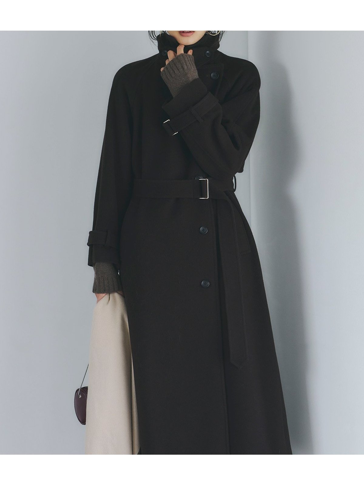 【アニュアンス/anuans】のウールトレンチコート 人気、トレンドファッション・服の通販 founy(ファニー) 　ファッション　Fashion　レディースファッション　Fashion for Women　アウター　Coat / Outerwear Collection　コート・ロングコート・ピーコート　Long Coats, Peacoats & More　トレンチコート / 春秋の定番アウター　Trench Coats　なめらか　Smooth, Silky Texture　キュプラ　Cupro, Eco Fabric　スタンド　Stand Collar, Upright Stand　ベーシック　Basic, Essential　マニッシュ　Mannish, Boyish　冬　Winter / This Winter　 other-1|ID: prp329100004685364 ipo3291000000033835648