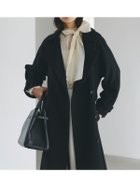 【アニュアンス/anuans】のウールトレンチコート 人気、トレンドファッション・服の通販 founy(ファニー) ファッション Fashion レディースファッション Fashion for Women アウター Coat / Outerwear Collection コート・ロングコート・ピーコート Long Coats, Peacoats & More トレンチコート / 春秋の定番アウター Trench Coats なめらか Smooth, Silky Texture キュプラ Cupro, Eco Fabric スタンド Stand Collar, Upright Stand ベーシック Basic, Essential マニッシュ Mannish, Boyish 冬 Winter / This Winter thumbnail BLACK|ID: prp329100004685364 ipo3291000000033835652