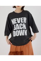 【ロデオクラウンズワイドボウル/RODEO CROWNS WIDE BOWL】のメッセージ5分袖Tシャツ 人気、トレンドファッション・服の通販 founy(ファニー) ファッション Fashion レディースファッション Fashion for Women トップス・カットソー Cut & Sew Tops シャツ・ブラウス・オフィスカジュアル Elegant Blouses & Button-Ups ロングTシャツ・Tシャツ Longline T-Shirts & Tees おすすめ Recommended / Our Picks カーゴパンツ Cargo Pants, Utility Pants デニム Denim, Jeans Material フロント Front, Front Design プリント Print, Printed Pattern ヨーク Yoke, Yoke Design ワイド Wide, Wide Fit 夏 Summer thumbnail BLK|ID: prp329100004685367 ipo3291000000033835667
