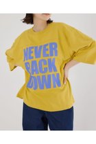 【ロデオクラウンズワイドボウル/RODEO CROWNS WIDE BOWL】のメッセージ5分袖Tシャツ 人気、トレンドファッション・服の通販 founy(ファニー) ファッション Fashion レディースファッション Fashion for Women トップス・カットソー Cut & Sew Tops シャツ・ブラウス・オフィスカジュアル Elegant Blouses & Button-Ups ロングTシャツ・Tシャツ Longline T-Shirts & Tees おすすめ Recommended / Our Picks カーゴパンツ Cargo Pants, Utility Pants デニム Denim, Jeans Material フロント Front, Front Design プリント Print, Printed Pattern ヨーク Yoke, Yoke Design ワイド Wide, Wide Fit 夏 Summer thumbnail YEL|ID: prp329100004685367 ipo3291000000033835670