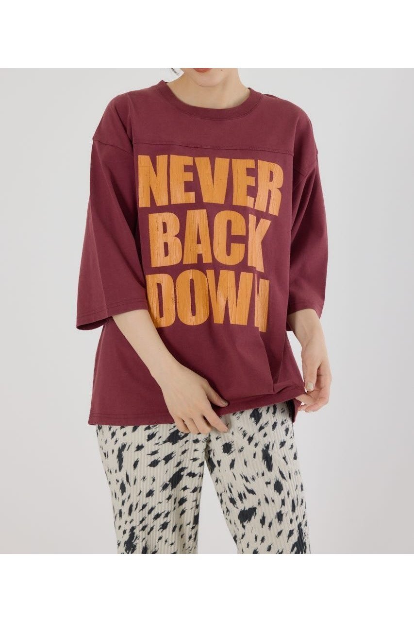 【ロデオクラウンズワイドボウル/RODEO CROWNS WIDE BOWL】のメッセージ5分袖Tシャツ インテリア・キッズ・メンズ・レディースファッション・服の通販 founy(ファニー) 　ファッション　Fashion　レディースファッション　Fashion for Women　トップス・カットソー　Cut & Sew Tops　シャツ・ブラウス・オフィスカジュアル　Elegant Blouses & Button-Ups　ロングTシャツ・Tシャツ　Longline T-Shirts & Tees　おすすめ　Recommended / Our Picks　カーゴパンツ　Cargo Pants, Utility Pants　デニム　Denim, Jeans Material　フロント　Front, Front Design　プリント　Print, Printed Pattern　ヨーク　Yoke, Yoke Design　ワイド　Wide, Wide Fit　夏　Summer　BRD|ID: prp329100004685367 ipo3291000000033835672