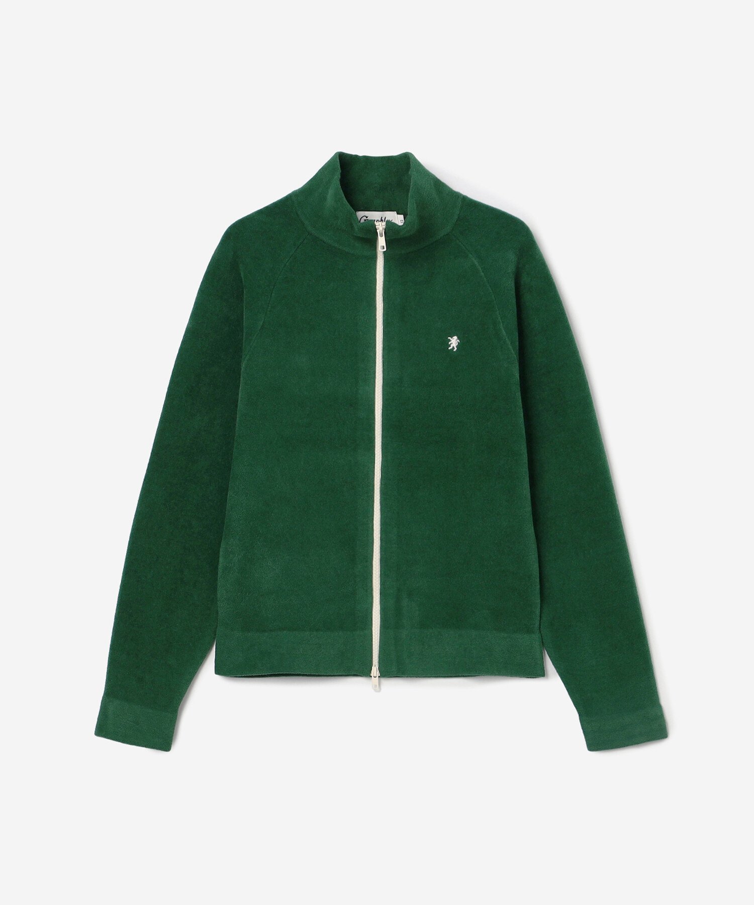 【ビショップ/Bshop】のコットンベロア スタンドカラージップジャケット WOMEN インテリア・キッズ・メンズ・レディースファッション・服の通販 founy(ファニー) 　ファッション　Fashion　レディースファッション　Fashion for Women　アウター　Coat / Outerwear Collection　レディースジャケット・軽アウター　Jackets　ジャケット　Jacket, Outerwear　スタンド　Stand Collar, Upright Stand　ベロア　Velour, Soft Velvet　GREEN|ID: prp329100004685368 ipo3291000000033835673