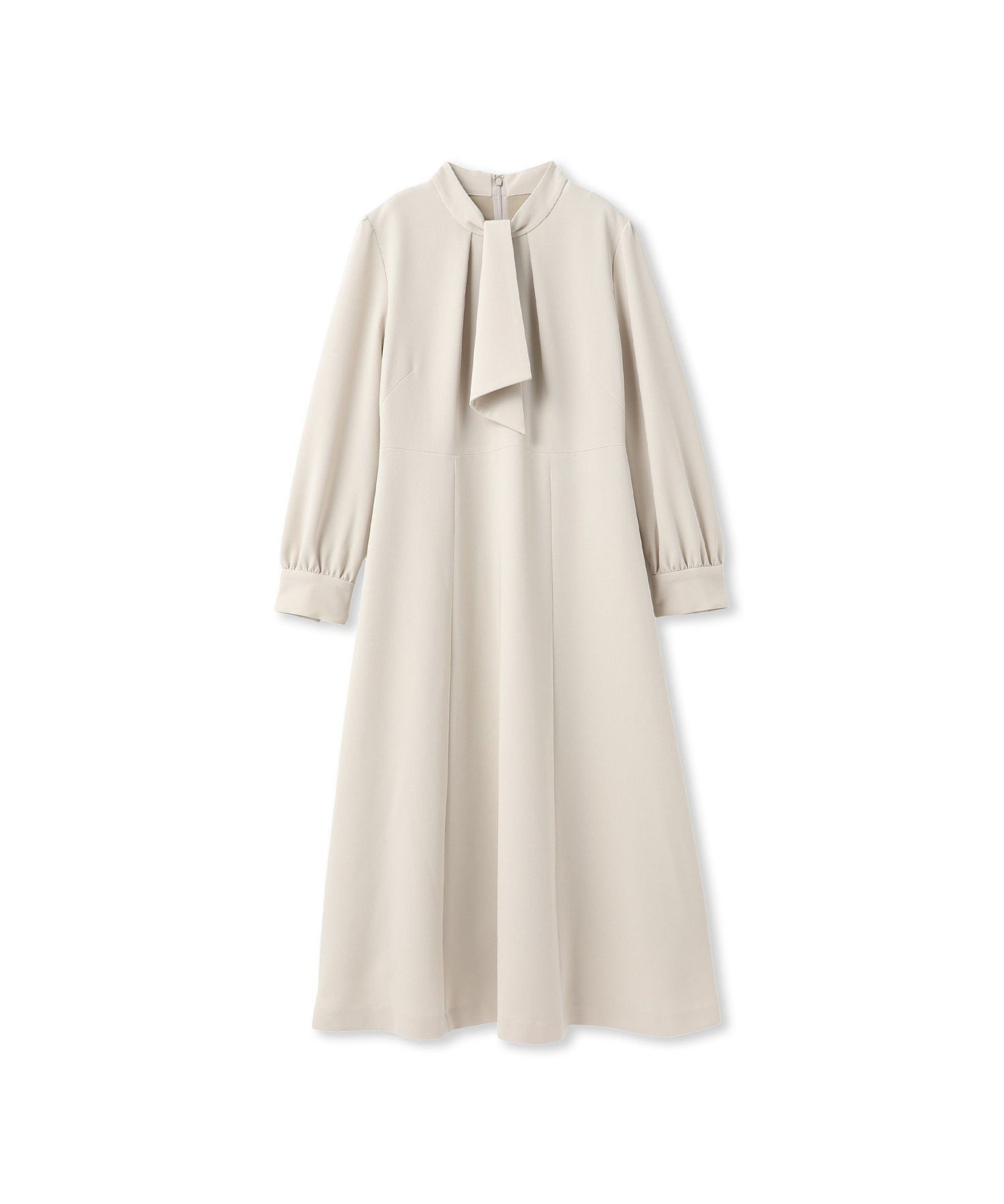 【ロートレ アモン/LAUTRE AMONT】のボウタイフレアワンピース 人気、トレンドファッション・服の通販 founy(ファニー) 　ファッション　Fashion　レディースファッション　Fashion for Women　ワンピース　Dresses　エレガント 上品　Elegant　コンパクト　Compact, Small Size　ストレッチ　Stretch, Stretchy Fabric　ドレープ　Drape, Draping Fabric　バランス　Balance, Style Balance　フィット　Fit, Slim Fit　フォーマル　Formal, Dressy　フレア　Flare, Flared　ポケット　Pocket, Pocket Detail　おすすめ　Recommended / Our Picks　 other-1|ID: prp329100004685464 ipo3291000000033836283