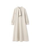 【ロートレ アモン/LAUTRE AMONT】のボウタイフレアワンピース 人気、トレンドファッション・服の通販 founy(ファニー) ファッション Fashion レディースファッション Fashion for Women ワンピース Dresses エレガント 上品 Elegant コンパクト Compact, Small Size ストレッチ Stretch, Stretchy Fabric ドレープ Drape, Draping Fabric バランス Balance, Style Balance フィット Fit, Slim Fit フォーマル Formal, Dressy フレア Flare, Flared ポケット Pocket, Pocket Detail おすすめ Recommended / Our Picks thumbnail ベージュ|ID: prp329100004685464 ipo3291000000033836284