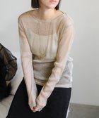 【セレクトモカ/SELECT MOCA】のラメシアートップス 人気、トレンドファッション・服の通販 founy(ファニー) ファッション Fashion レディースファッション Fashion for Women トップス・カットソー Cut & Sew Tops おすすめ Recommended / Our Picks トレンド Trend, Trending Now ベーシック Basic, Essential thumbnail グレイッシュベージュ-230|ID: prp329100004685481 ipo3291000000033836376