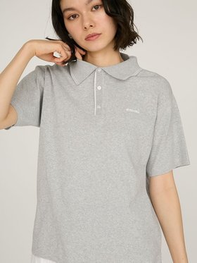 【エミ/emmi】のemmiロゴニットポロトップス 人気、トレンドファッション・服の通販 founy(ファニー) ファッション Fashion レディースファッション Fashion for Women トップス・カットソー Cut & Sew Tops ニット Knit Tops & Sweaters ストレッチ Stretch, Stretchy Fabric トレンド Trend, Trending Now |ID:prp329100004685491