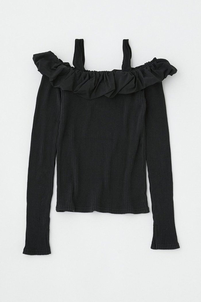 【マウジー/moussy】のPUFF SHOULDER トップス インテリア・キッズ・メンズ・レディースファッション・服の通販 founy(ファニー) https://founy.com/ ファッション Fashion レディースファッション Fashion for Women トップス・カットソー Cut & Sew Tops カットソー Cut and Sewn Top チュール Tulip, Tulip Motif |ID: prp329100004685497 ipo3291000000033836445
