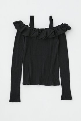 【マウジー/moussy】のPUFF SHOULDER トップス 人気、トレンドファッション・服の通販 founy(ファニー) ファッション Fashion レディースファッション Fashion for Women トップス・カットソー Cut & Sew Tops カットソー Cut and Sewn Top チュール Tulip, Tulip Motif |ID:prp329100004685497