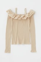 【マウジー/moussy】のPUFF SHOULDER トップス BEG|ID: prp329100004685497 ipo3291000000033836449