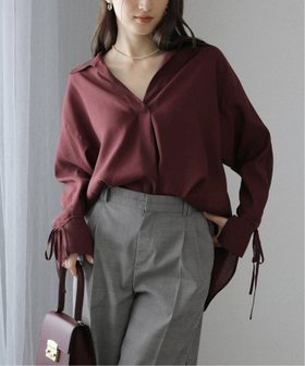 【ラ トータリテ/La TOTALITE】の【洗える】スキッパーオータムシャツ 人気、トレンドファッション・服の通販 founy(ファニー) ファッション Fashion レディースファッション Fashion for Women トップス・カットソー Cut & Sew Tops シャツ・ブラウス・オフィスカジュアル Elegant Blouses & Button-Ups 2025年 2025 2025-2026秋冬・A/W Autumn/Winter 2025–26 AW25–26 おすすめ Recommended / Our Picks スキッパー Skipper, Open Collar タートル Turtleneck, Turtle Collar チェーン Chain, Chain Strap トレンド Trend, Trending Now フェミニン Feminine, Girly リボン Ribbon, Bow ロング Long, Long-Length エレガント 上品 Elegant 洗える Machine Washable |ID:prp329100004685510