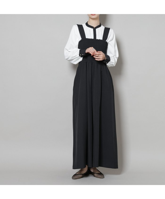【ナノ ユニバース/nano universe】のシャーリングサロペット インテリア・キッズ・メンズ・レディースファッション・服の通販 founy(ファニー) https://founy.com/ ファッション Fashion レディースファッション Fashion for Women ワンピース Dresses サロペット&オールインワン Dungarees & Jumpsuit Styles インナー Innerwear 秋 Autumn カットソー Cut and Sewn Top カーディガン Cardigan, Knitwear サロペット Overalls, Salopette シャーリング Shirring, Ruched ジャケット Jacket, Outerwear スリーブ Sleeve, Long Sleeve / Short Sleeve フェミニン Feminine, Girly ベーシック Basic, Essential ロング Long, Long-Length ワイド Wide, Wide Fit おすすめ Recommended / Our Picks 2025年 2025 2025-2026秋冬・A/W Autumn/Winter 2025–26 AW25–26 |ID: prp329100004685513 ipo3291000000033836538