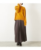 【メルローズ クレール/MELROSE claire】の【ニットプルオーバー プリーツスカート】 人気、トレンドファッション・服の通販 founy(ファニー) ファッション Fashion レディースファッション Fashion for Women スカート Skirts プリーツスカート / 上品フェミニンスタイル Pleated Skirts おすすめ Recommended / Our Picks プリーツ Pleats, Pleated ビジネス 仕事 通勤 Business / Work / Commuting thumbnail マスタード|ID: prp329100004685523 ipo3291000000033836592