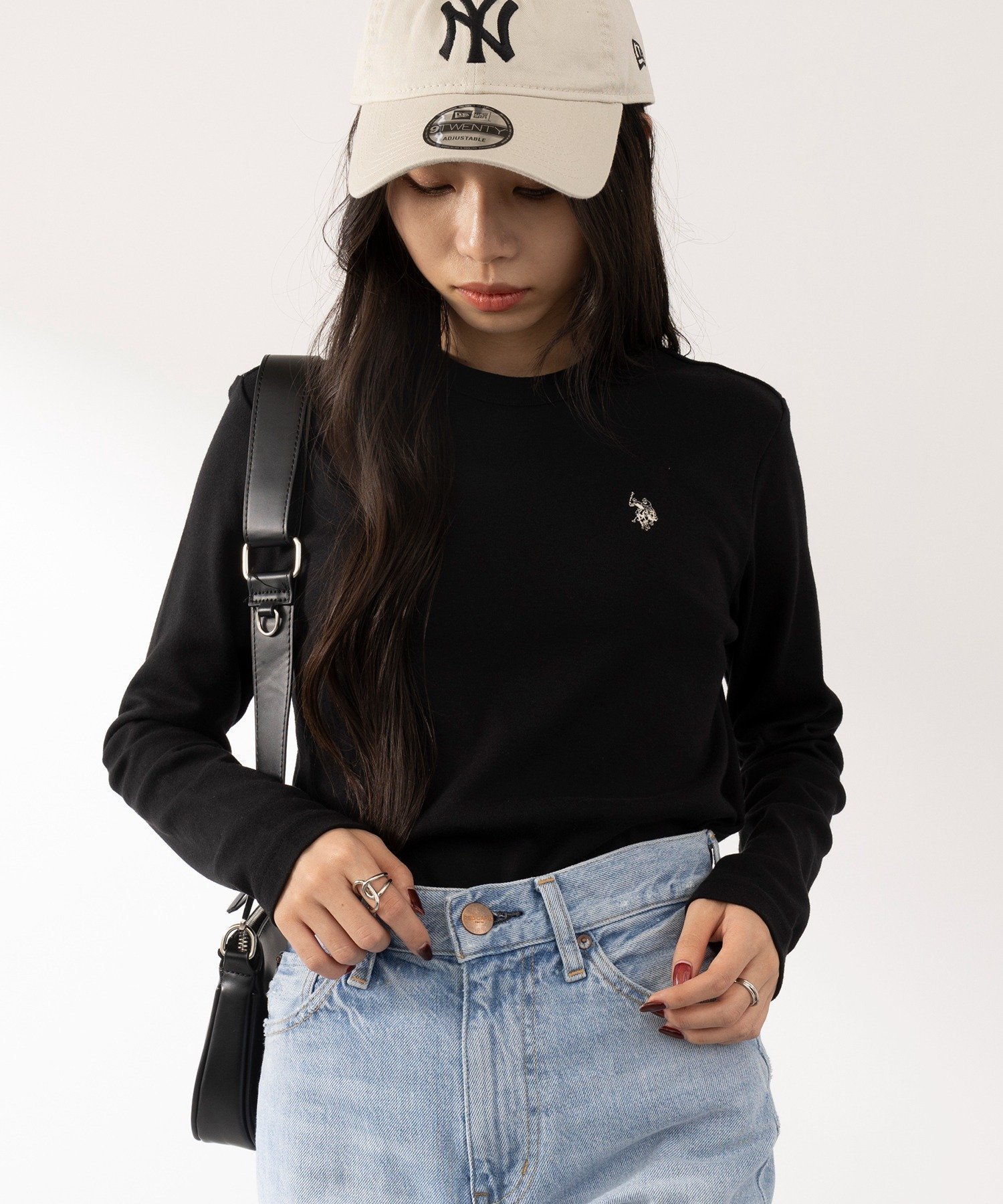 【セットアップセブン/SETUP7】のU.S. POLO ASSN./スムース長袖Tシャツ インテリア・キッズ・メンズ・レディースファッション・服の通販 founy(ファニー) 　ファッション　Fashion　レディースファッション　Fashion for Women　トップス・カットソー　Cut & Sew Tops　シャツ・ブラウス・オフィスカジュアル　Elegant Blouses & Button-Ups　ロングTシャツ・Tシャツ　Longline T-Shirts & Tees　アクセサリー　Fashion Accessories　イタリア　Italy　インナー　Innerwear　春　Spring　腕時計　Wristwatch　キャップ　Cap, Baseball Cap　クラシック　Classic, Timeless Style　コレクション　Collection, Seasonal Line　サングラス　Sunglasses, Shades　シンプル　Simple, Minimal　ジャケット　Jacket, Outerwear　セットアップ　Set-Up, Coordinated Outfit　ダウン　Down, Puffer　デニム　Denim, Jeans Material　ネックレス　Necklace, Pendant Necklace　長袖　Long Sleeve, Full Sleeve　ハーフ　Half, Half-Length　メンズ　Men's, Menswear　無地　Plain, Solid Color　再入荷　Restock / Back in Stock　おすすめ　Recommended / Our Picks　エレガント 上品　Elegant　BLK|ID: prp329100004685531 ipo3291000000033836636