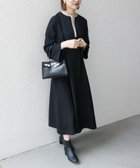 【シップス フォー ウィメン/SHIPS】の【WEB限定】SHIPS any ダブルクロス ウエスト タック Aライン ワンピース NAVY BLUE ブラック|ID: prp329100004685550 ipo3291000000034770400