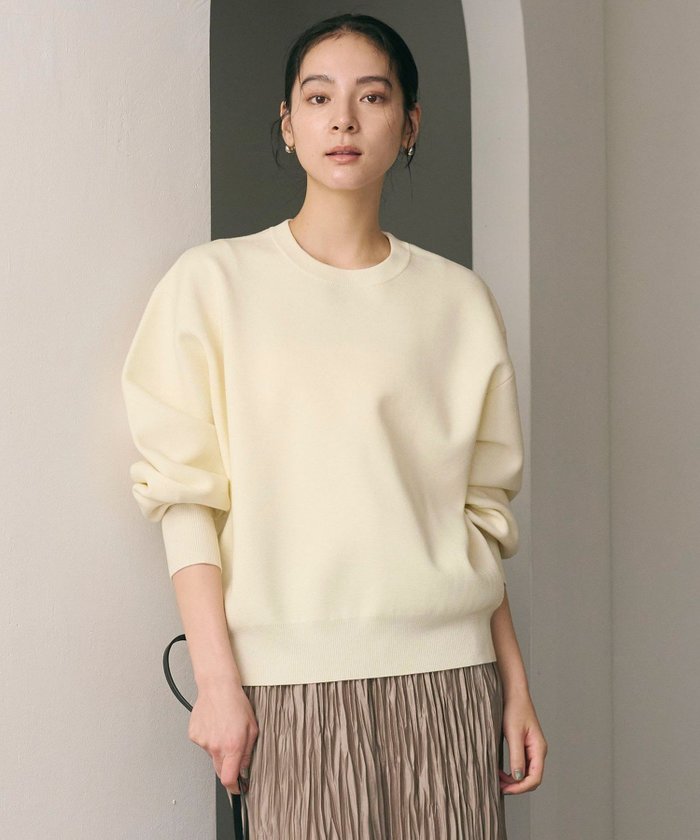 【ビューティ&ユース ユナイテッドアローズ/BEAUTY&YOUTH / UNITED ARROWS】のポリエステルブレンド ミラノリブ プルオーバー インテリア・キッズ・メンズ・レディースファッション・服の通販 founy(ファニー) https://founy.com/ ファッション Fashion レディースファッション Fashion for Women トップス・カットソー Cut & Sew Tops カジュアルプルオーバー・ニットトップス Pullovers & Knit Tops / Casual Pullovers おすすめ Recommended / Our Picks コーデュロイ Corduroy, Cord Fabric スウェット / スエット Sweatshirt, Sweatwear フォルム Silhouette, Form フラット Flat, Flat Shoes ボトム Bottoms, Lower Wear ミラノリブ Milano Rib, Milano Stitch レース Lace, Lace Fabric ワイド Wide, Wide Fit エレガント 上品 Elegant |ID: prp329100004685559 ipo3291000000033836823