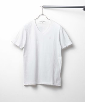 【リアライズ/realize】の【Growth by Grail】ワンポイント針抜きVネックT 人気、トレンドファッション・服の通販 founy(ファニー) ファッション Fashion レディースファッション Fashion for Women トップス・カットソー Cut & Sew Tops Vネックトップス V-Neck Tops / V-Cut Neckline Shirts ワンポイント One Point, Statement Accent |ID:prp329100004685576