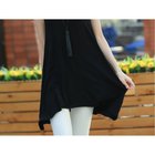 【ミニミニストア/miniministore】のロングtシャツ レディース ゆったり 人気、トレンドファッション・服の通販 founy(ファニー) ファッション Fashion レディースファッション Fashion for Women トップス・カットソー Cut & Sew Tops シャツ・ブラウス・オフィスカジュアル Elegant Blouses & Button-Ups ロングTシャツ・Tシャツ Longline T-Shirts & Tees シンプル Simple, Minimal チュニック Tunic, Long Top デニム Denim, Jeans Material ノースリーブ Sleeveless, No-Sleeve レギンス Leggings, Stretch Pants ロング Long, Long-Length ワイド Wide, Wide Fit 無地 Plain, Solid Color thumbnail ブラック|ID: prp329100004685577 ipo3291000000033836962