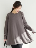 【コカ/COCA】のエンボス加工Aラインフレアチュニック Dk.beige|ID: prp329100004685579 ipo3291000000033836971