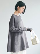 【コカ/COCA】のエンボス加工Aラインフレアチュニック Gray|ID: prp329100004685579 ipo3291000000033836972