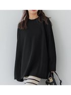 【コカ/COCA】のエンボス加工Aラインフレアチュニック Black|ID: prp329100004685579 ipo3291000000033836974