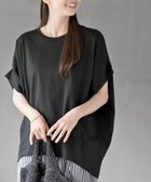 【アールピーエス/rps】の袖切替変形ドルマンT ブラック|ID: prp329100004685586 ipo3291000000033837020