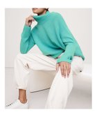 【バナナ リパブリック/BANANA REPUBLIC】のオーバーサイズ ミッドウェイト カシミヤ タートルネックセーター AQUAMARINE|ID: prp329100004685590 ipo3291000000033837042