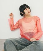 【ケービーエフ/KBF / URBAN RESEARCH】のリバーシブルレイヤードチュールカットソー PINK×RED|ID: prp329100004685591 ipo3291000000033837048