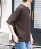 【アーバンリサーチ ドアーズ/URBAN RESEARCH DOORS】のFORK SPOON メッシュ5分袖プルオーバー BROWN|ID: prp329100004685598 ipo3291000000033837079