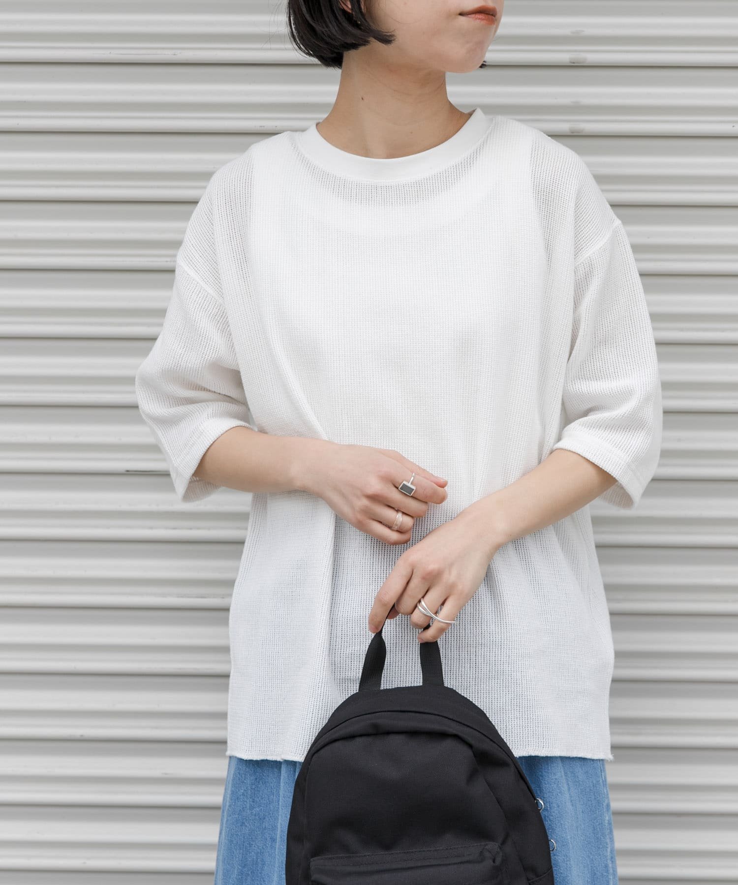 【アーバンリサーチ ドアーズ/URBAN RESEARCH DOORS】のFORK SPOON メッシュ5分袖プルオーバー インテリア・キッズ・メンズ・レディースファッション・服の通販 founy(ファニー) 　ファッション　Fashion　レディースファッション　Fashion for Women　トップス・カットソー　Cut & Sew Tops　カジュアルプルオーバー・ニットトップス　Pullovers & Knit Tops / Casual Pullovers　2025年　2025　2025春夏・S/S　Spring/Summer 2025 SS25　シンプル　Simple, Minimal　タンク　Tank Top, Sleeveless Top　ベーシック　Basic, Essential　メッシュ　Mesh, Net Fabric　夏　Summer　S/S・春夏　SS, Spring/Summer, Warm Season　OFF|ID: prp329100004685598 ipo3291000000033837081