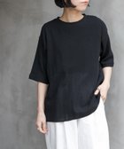 【アーバンリサーチ ドアーズ/URBAN RESEARCH DOORS】のFORK SPOON メッシュ5分袖プルオーバー BLACK|ID: prp329100004685598 ipo3291000000033837083