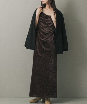 【センスオブプレイス/SENSE OF PLACE by URBAN RESEARCH】のシアーベロアドレープキャミワンピ 人気、トレンドファッション・服の通販 founy(ファニー) ファッション Fashion レディースファッション Fashion for Women ワンピース Dresses キャミソールワンピース Camisole Dresses 2025年 2025 2025-2026秋冬・A/W Autumn/Winter 2025–26 AW25–26 冬 Winter / This Winter エレガント 上品 Elegant キャミワンピース Cami Dress, Slip Dress ドレープ Drape, Draping Fabric A/W・秋冬 Autumn/Winter |ID:prp329100004685609