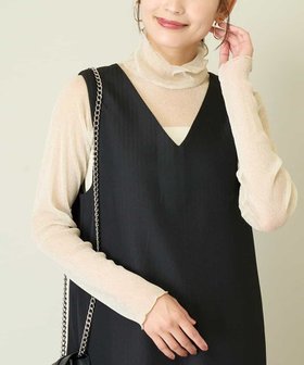 【アー ヴェー ヴェー/a.v.v】のシアーラメハイネックトップス 人気、トレンドファッション・服の通販 founy(ファニー) ファッション Fashion レディースファッション Fashion for Women トップス・カットソー Cut & Sew Tops インナー Innerwear カーディガン Cardigan, Knitwear シアー Sheer, See-Through フィット Fit, Slim Fit ベーシック Basic, Essential エレガント 上品 Elegant 再入荷 Restock / Back in Stock |ID:prp329100004685613
