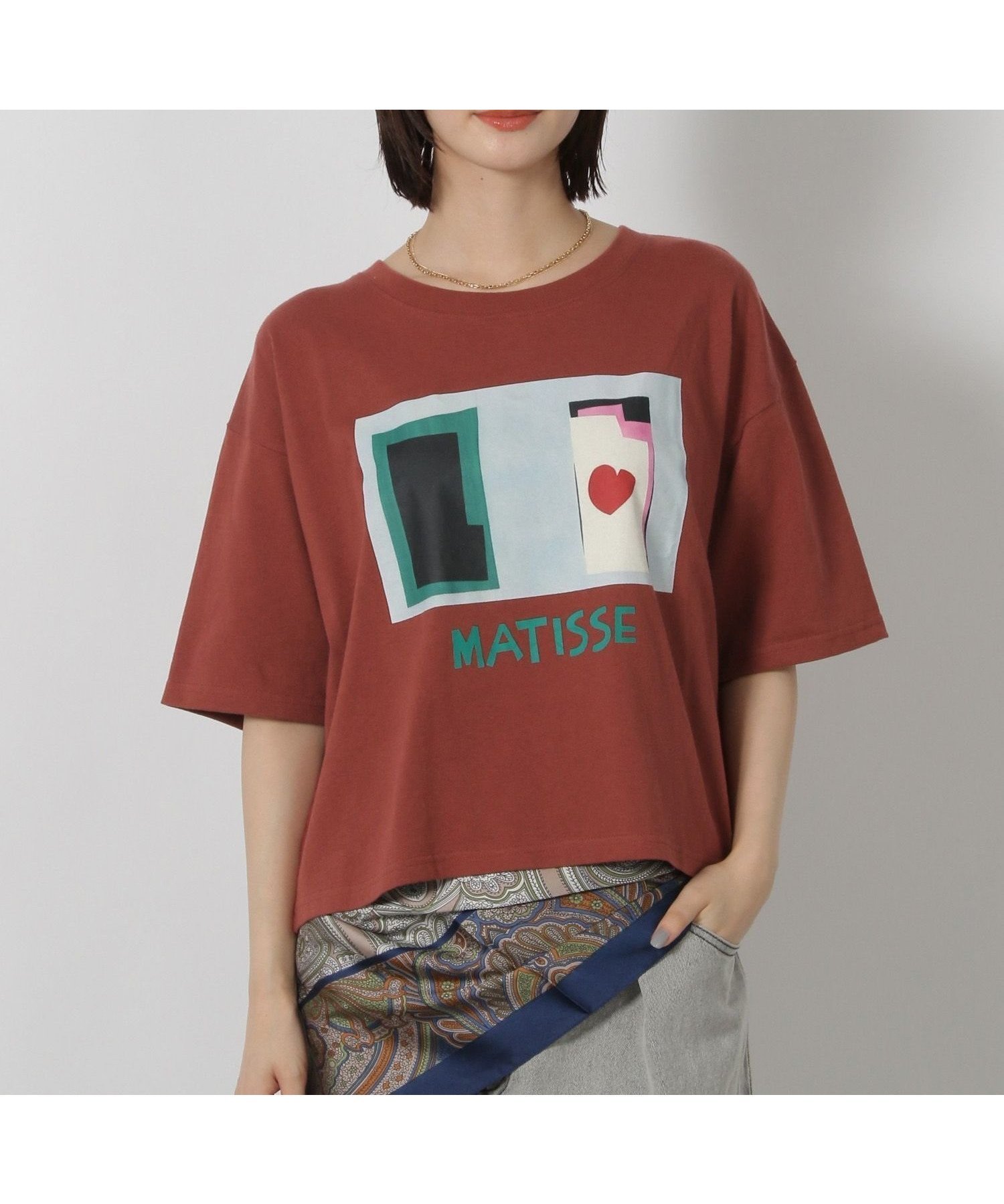 【ラコレ/LAKOLE】の【ラコレ アート】アソートプリントT インテリア・キッズ・メンズ・レディースファッション・服の通販 founy(ファニー) 　ファッション　Fashion　レディースファッション　Fashion for Women　インナー　Innerwear　フランス　France, French　フロント　Front, Front Design　プリント　Print, Printed Pattern　ベーシック　Basic, Essential　ボトム　Bottoms, Lower Wear　羽織　Haori, Light Jacket　ロング　Long, Long-Length　おすすめ　Recommended / Our Picks　ボルドー|ID: prp329100004685614 ipo3291000000033837160