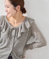 【ジャーナルスタンダード/JOURNAL STANDARD】の【2025FW 新作】シアーアルパカMIXフリルカーディガン 人気、トレンドファッション・服の通販 founy(ファニー) ファッション Fashion レディースファッション Fashion for Women トップス・カットソー Cut & Sew Tops カーディガン・羽織り Layered Style Cardigans おすすめ Recommended / Our Picks インナー Innerwear カーディガン Cardigan, Knitwear ジャケット Jacket, Outerwear フリル Frill, Ruffle |ID:prp329100004685619
