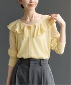 【ジャーナルスタンダード/JOURNAL STANDARD】の【2025FW 新作】シアーアルパカMIXフリルカーディガン 人気、トレンドファッション・服の通販 founy(ファニー) ファッション Fashion レディースファッション Fashion for Women トップス・カットソー Cut & Sew Tops カーディガン・羽織り Layered Style Cardigans おすすめ Recommended / Our Picks インナー Innerwear カーディガン Cardigan, Knitwear ジャケット Jacket, Outerwear フリル Frill, Ruffle thumbnail イエロー|ID: prp329100004685619 ipo3291000000033837182