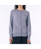【ラコステ/LACOSTE】のウォッシャブルウールニットカーディガン 人気、トレンドファッション・服の通販 founy(ファニー) ファッション Fashion レディースファッション Fashion for Women トップス・カットソー Cut & Sew Tops ニット Knit Tops & Sweaters カーディガン・羽織り Layered Style Cardigans カーディガン Cardigan, Knitwear ダブル Double, Double-Breasted ポケット Pocket, Pocket Detail thumbnail グレー|ID: prp329100004685641 ipo3291000000033837281