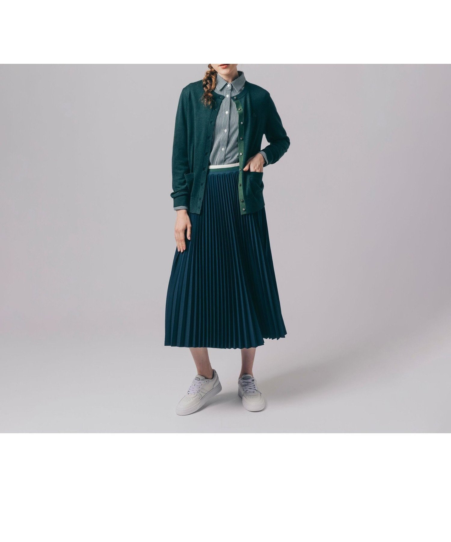 【ラコステ/LACOSTE】のウォッシャブルウールニットカーディガン インテリア・キッズ・メンズ・レディースファッション・服の通販 founy(ファニー) 　ファッション　Fashion　レディースファッション　Fashion for Women　トップス・カットソー　Cut & Sew Tops　ニット　Knit Tops & Sweaters　カーディガン・羽織り　Layered Style Cardigans　カーディガン　Cardigan, Knitwear　ダブル　Double, Double-Breasted　ポケット　Pocket, Pocket Detail　ダークグリーン|ID: prp329100004685641 ipo3291000000033837289