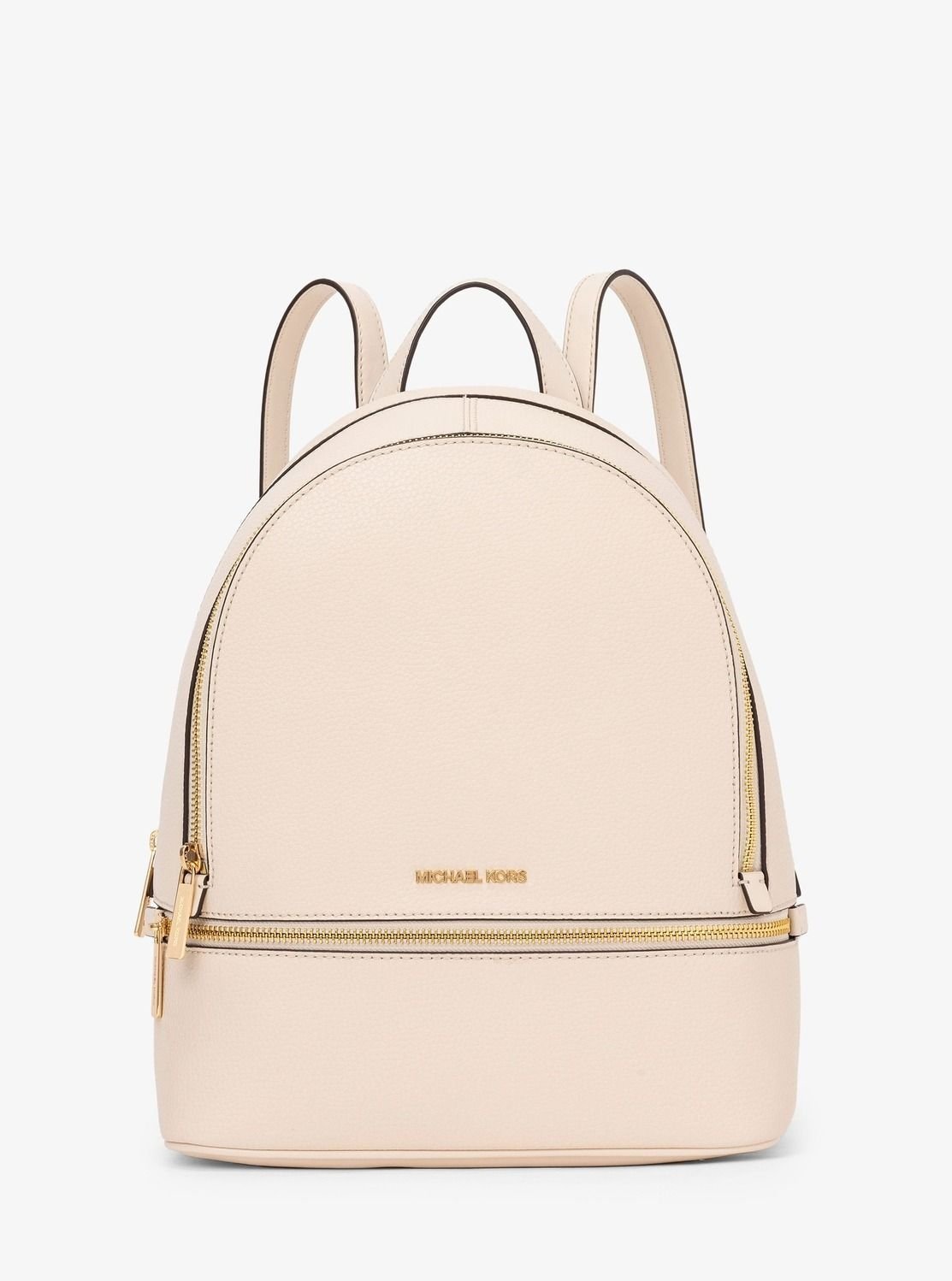 【マイケルコース/MICHAEL KORS】のRHEA ZIP ぺブル レザー バックパック ミディアム マイケルコース インテリア・キッズ・メンズ・レディースファッション・服の通販 founy(ファニー) 　ファッション　Fashion　レディースファッション　Fashion for Women　バッグ　Bags　コレクション　Collection, Seasonal Line　ラグジュアリー　Luxury, Elegant　BEIGE|ID: prp329100004685650 ipo3291000000033837334