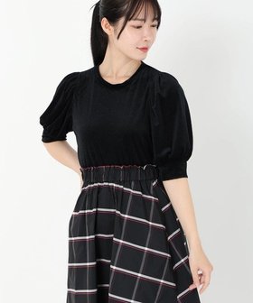 【ストロベリーフィールズ/STRAWBERRY FIELDS】のシアーベロアギャザースリーブトップス 人気、トレンドファッション・服の通販 founy(ファニー) ファッション Fashion レディースファッション Fashion for Women トップス・カットソー Cut & Sew Tops ベロアトップス Velour Tops / Velvet-Look Items |ID:prp329100004685680
