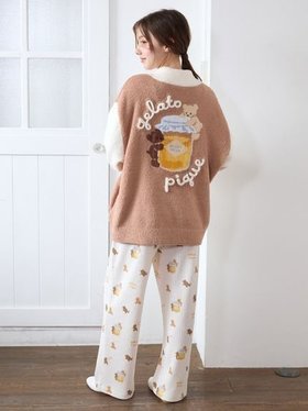 【ジェラート ピケ/gelato pique】のベビモコはちみつベアピケジャン 人気、トレンドファッション・服の通販 founy(ファニー) ファッション Fashion レディースファッション Fashion for Women カットソー Cut and Sewn Top チェーン Chain, Chain Strap マーブル Marble, Marble Pattern |ID:prp329100004685742