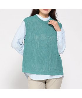 【クロコダイル/CROCODILE】のメッシュ レイヤード ベスト 人気、トレンドファッション・服の通販 founy(ファニー) ファッション Fashion レディースファッション Fashion for Women アウター Coat / Outerwear Collection トップス・カットソー Cut & Sew Tops ベスト&ジレ / 重ね着スタイル Vests & Gilets アクセサリー Fashion Accessories シンプル Simple, Minimal ベスト Vest, Waistcoat メッシュ Mesh, Net Fabric |ID:prp329100004685751