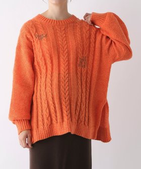 【レプシィム ローリーズファーム/LEPSIM LOWRYS FARM】の【産前・産後対応】マタニティ/刺繍ケーブルプルオーバー 人気、トレンドファッション・服の通販 founy(ファニー) ファッション Fashion キッズファッション Fashion for Kids トップス・カットソー Cut & Sew Tops おすすめ Recommended / Our Picks ボトム Bottoms, Lower Wear 冬 Winter / This Winter |ID:prp329100004685757