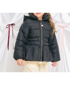 【エフオー オンラインストア/F.O.Online Store / KIDS】のペプラム中綿アウター 人気、トレンドファッション・服の通販 founy(ファニー) ファッション Fashion キッズファッション Fashion for Kids アウター Coat Outerwear /Kids ペプラム Peplum, Flared Hem thumbnail ブラック|ID: prp329100004685775 ipo3291000000034994950