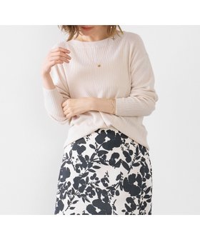 【マイカ ディール/MICA & DEAL】のボートネックリブニットプルオーバー 人気、トレンドファッション・服の通販 founy(ファニー) ファッション Fashion レディースファッション Fashion for Women トップス・カットソー Cut & Sew Tops ニット Knit Tops & Sweaters カジュアルプルオーバー・ニットトップス Pullovers & Knit Tops / Casual Pullovers ストレッチ Stretch, Stretchy Fabric ベーシック Basic, Essential |ID:prp329100004685783