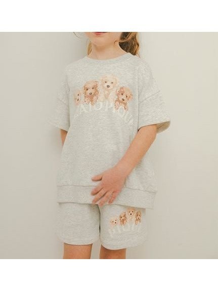 【ジェラート ピケ/gelato pique / KIDS】の【限定カラーあり】【KIDS】トイプードル裏毛プルオーバー ショートパンツセット インテリア・キッズ・メンズ・レディースファッション・服の通販 founy(ファニー) https://founy.com/ ファッション Fashion キッズファッション Fashion for Kids トップス・カットソー Cut & Sew Tops ボトムス Bottoms ショート Short, Short Length セットアップ Set-Up, Coordinated Outfit プリント Print, Printed Pattern ポケット Pocket, Pocket Detail 半袖 Short Sleeve, Half Sleeve |ID: prp329100004685785 ipo3291000000033838141