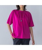 【ロートレ アモン/LAUTRE AMONT】のクールタッチギャザーネックカットソー≪洗濯機で洗える≫ 人気、トレンドファッション・服の通販 founy(ファニー) ファッション Fashion レディースファッション Fashion for Women トップス・カットソー Cut & Sew Tops カットソー・ベーシックTシャツ Cut-and-Sewn Tops / Stretch Tees & Basics おすすめ Recommended / Our Picks インナー Innerwear ギャザー Gathered, Ruffled フロント Front, Front Design ベーシック Basic, Essential ボトム Bottoms, Lower Wear 洗える Machine Washable thumbnail ピンク|ID: prp329100004685828 ipo3291000000033838319