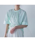 【ロートレ アモン/LAUTRE AMONT】のクールタッチギャザーネックカットソー≪洗濯機で洗える≫ 人気、トレンドファッション・服の通販 founy(ファニー) ファッション Fashion レディースファッション Fashion for Women トップス・カットソー Cut & Sew Tops カットソー・ベーシックTシャツ Cut-and-Sewn Tops / Stretch Tees & Basics おすすめ Recommended / Our Picks インナー Innerwear ギャザー Gathered, Ruffled フロント Front, Front Design ベーシック Basic, Essential ボトム Bottoms, Lower Wear 洗える Machine Washable thumbnail グリーン|ID: prp329100004685828 ipo3291000000033838322