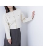 【ナチュラル ビューティー ベーシック/NATURAL BEAUTY BASIC】のエンブレムボタンニットジャケット 人気、トレンドファッション・服の通販 founy(ファニー) ファッション Fashion レディースファッション Fashion for Women アウター Coat / Outerwear Collection レディースジャケット・軽アウター Jackets カーディガン Cardigan, Knitwear シンプル Simple, Minimal ジャケット Jacket, Outerwear フラット Flat, Flat Shoes ミラノリブ Milano Rib, Milano Stitch thumbnail オフホワイト1|ID: prp329100004685854 ipo3291000000034411616