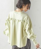 【シップス フォー ウィメン/SHIPS】の洗濯機可能 ロング リブ スリーブ フリル カットソー ミント|ID: prp329100004685877 ipo3291000000033838603