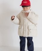 【ローリーズファーム/LOWRYS FARM / KIDS】のエアサーマルフードブルゾン 人気、トレンドファッション・服の通販 founy(ファニー) ファッション Fashion キッズファッション Fashion for Kids ダウン Down, Puffer ドローコード Drawcord, Drawstring Cord フラップ Flap, Flap Pocket ブルゾン Blouson, Bomber Jacket ポケット Pocket, Pocket Detail thumbnail アイボリー|ID: prp329100004685902 ipo3291000000034119436